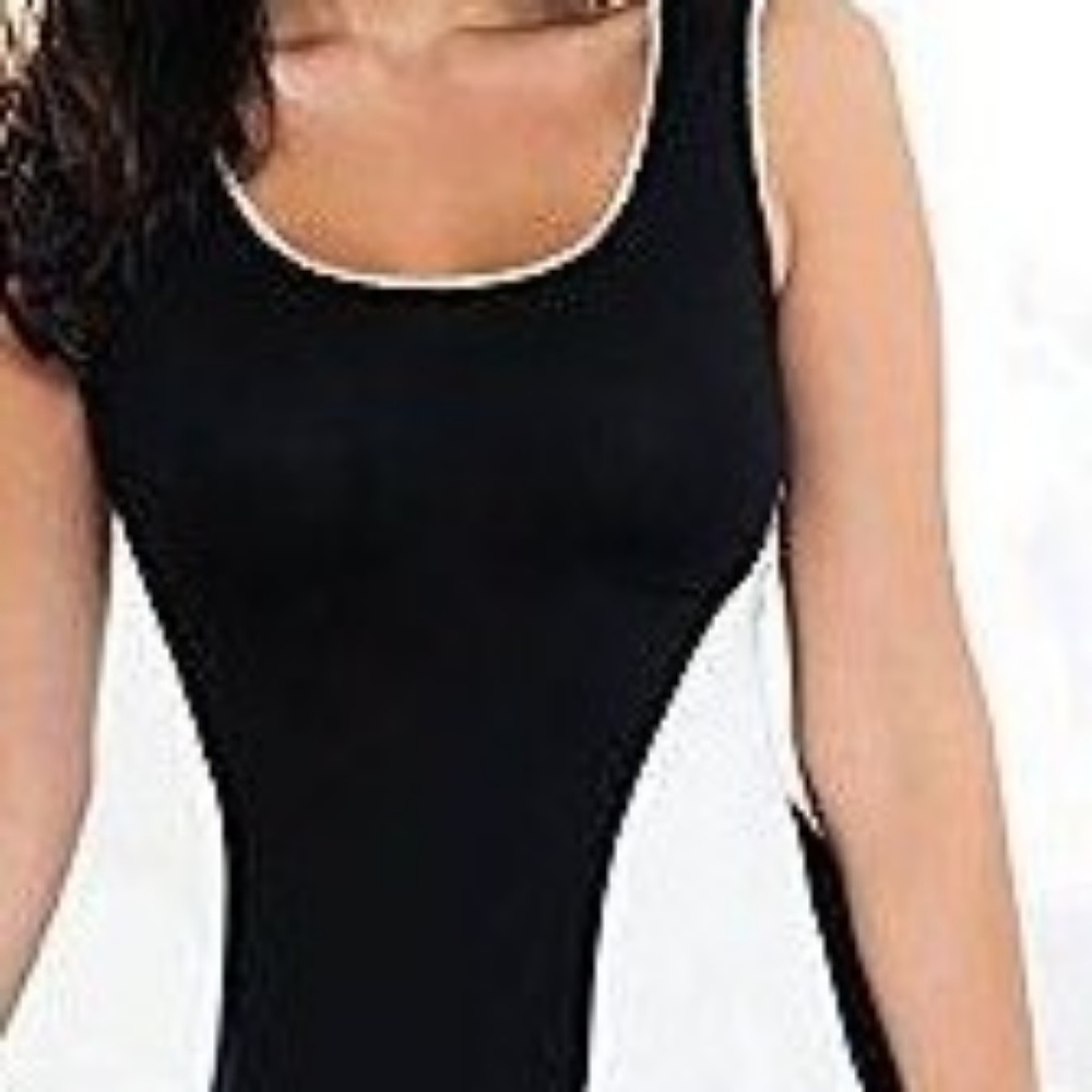 Two-Tone Tank Dress